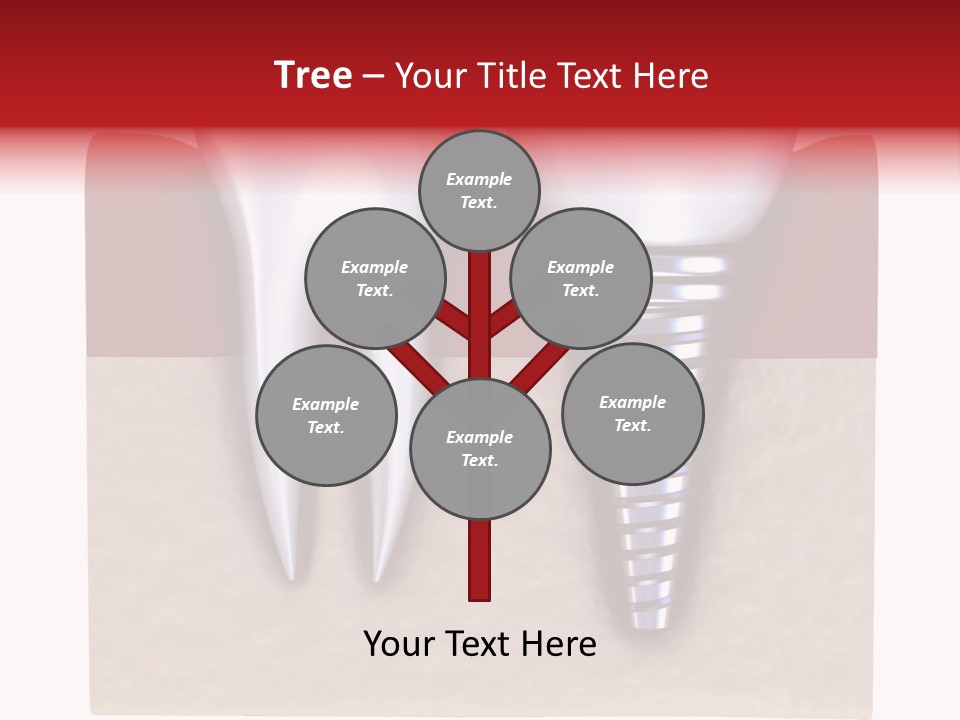 Closeup Dental Close PowerPoint Template