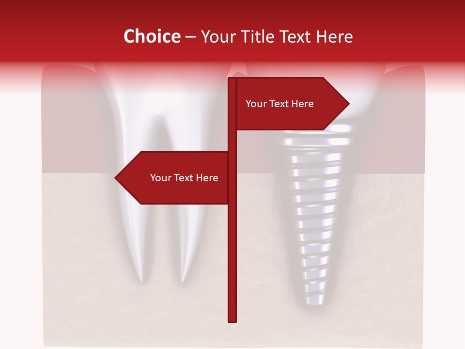 Closeup Dental Close PowerPoint Template