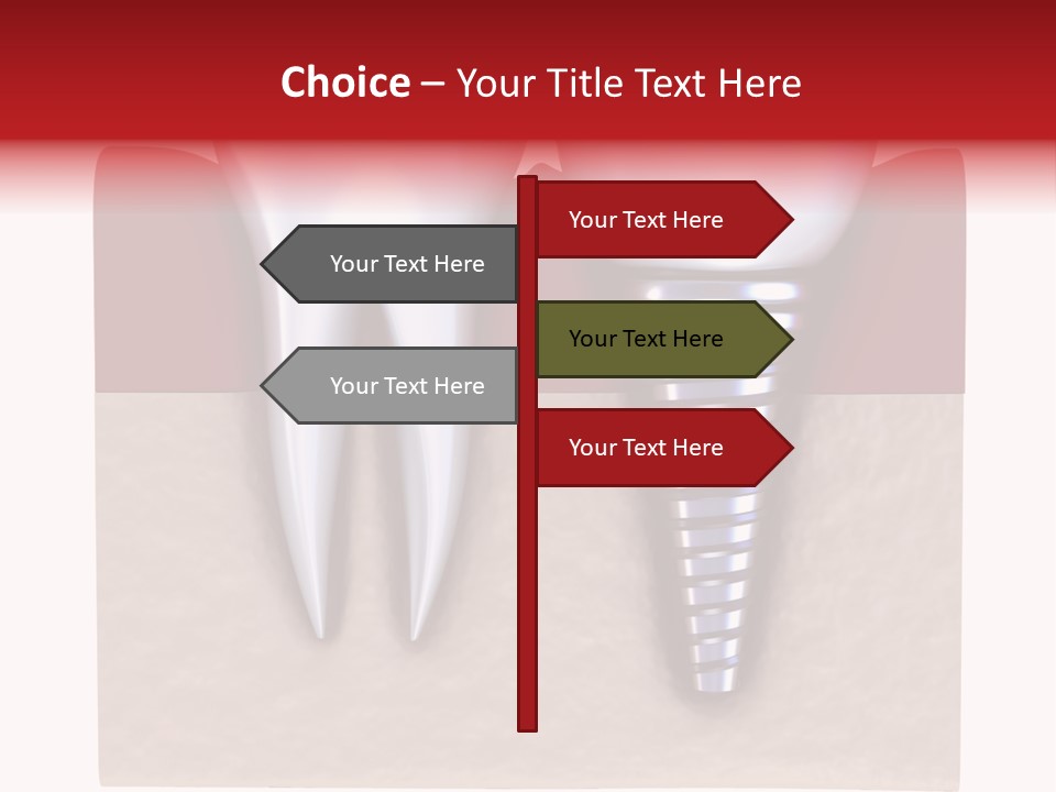 Closeup Dental Close PowerPoint Template
