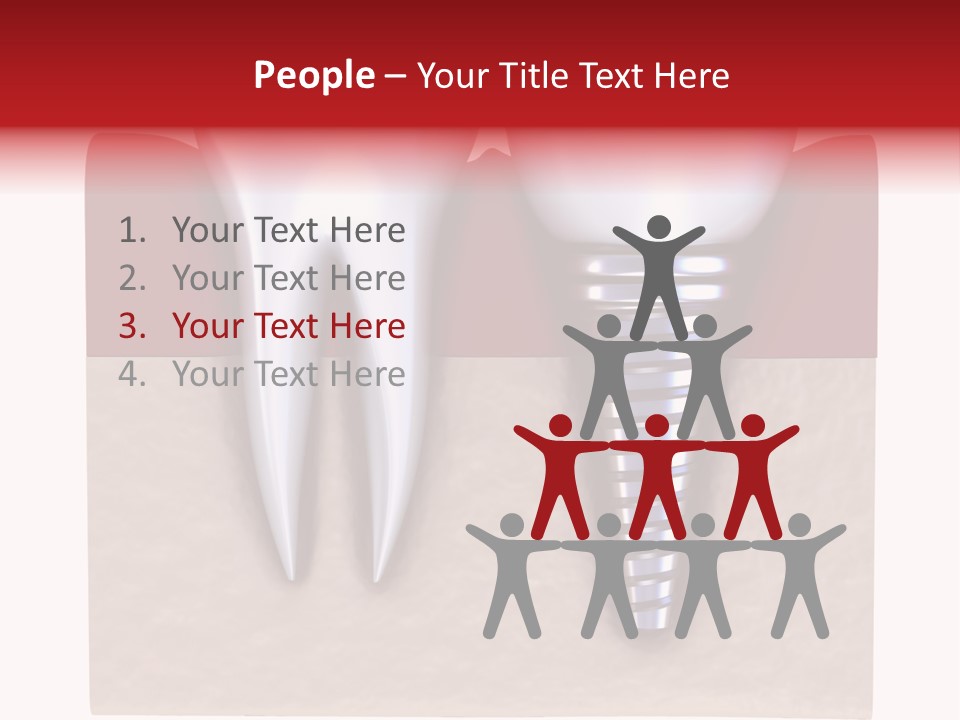 Closeup Dental Close PowerPoint Template