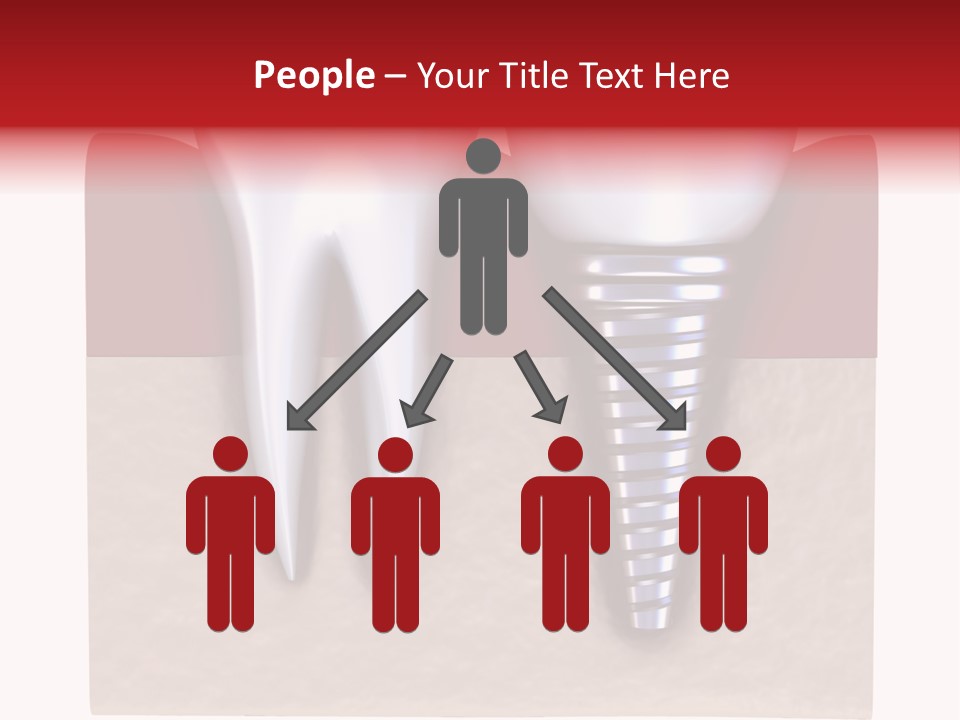 Closeup Dental Close PowerPoint Template