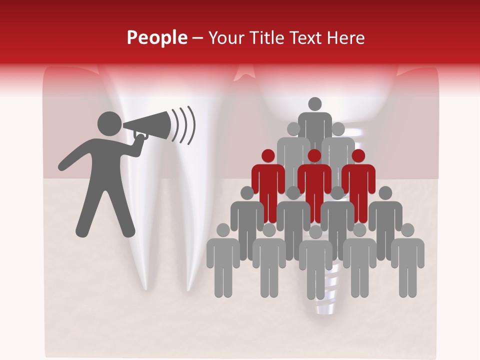 Closeup Dental Close PowerPoint Template