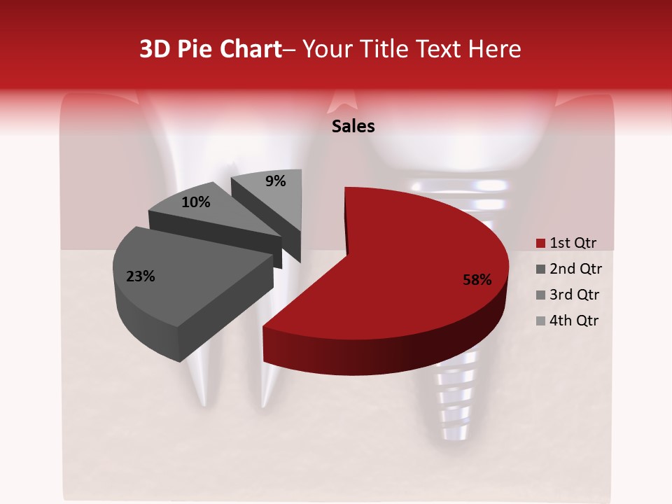 Closeup Dental Close PowerPoint Template