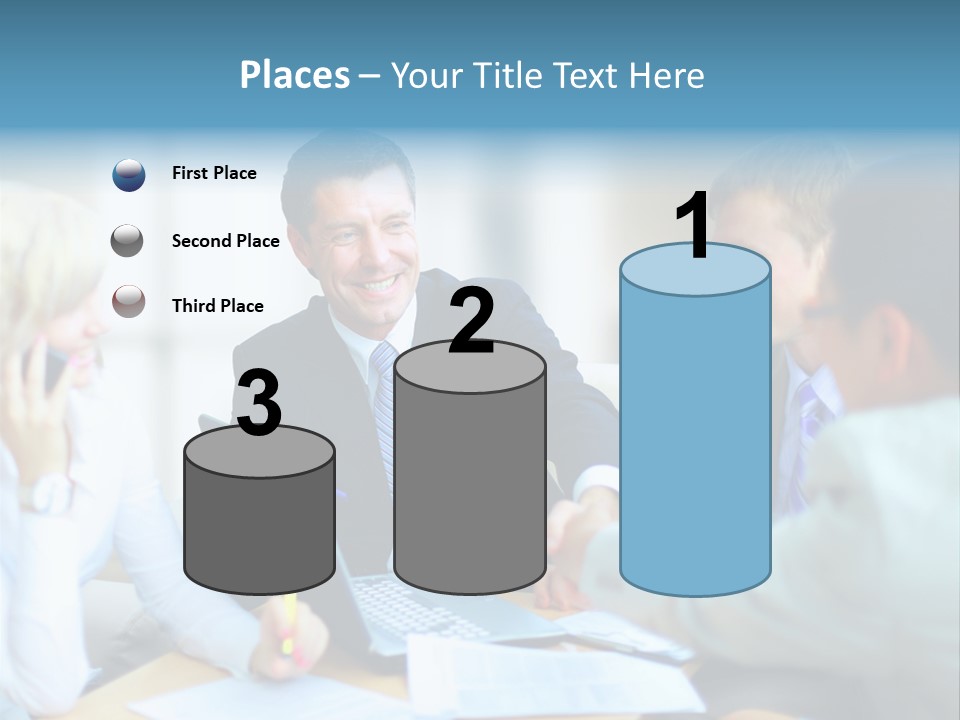 Corporate Unanimous Pile PowerPoint Template