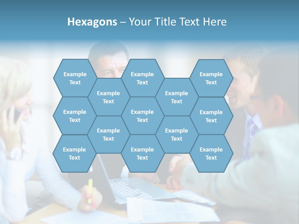 Corporate Unanimous Pile PowerPoint Template