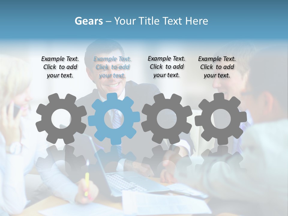 Corporate Unanimous Pile PowerPoint Template