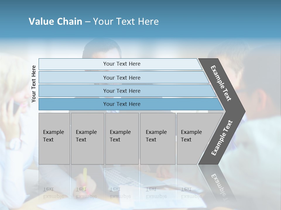 Corporate Unanimous Pile PowerPoint Template