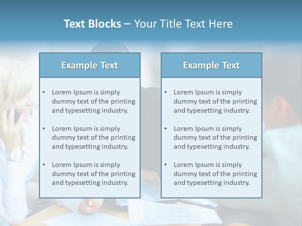 Corporate Unanimous Pile PowerPoint Template