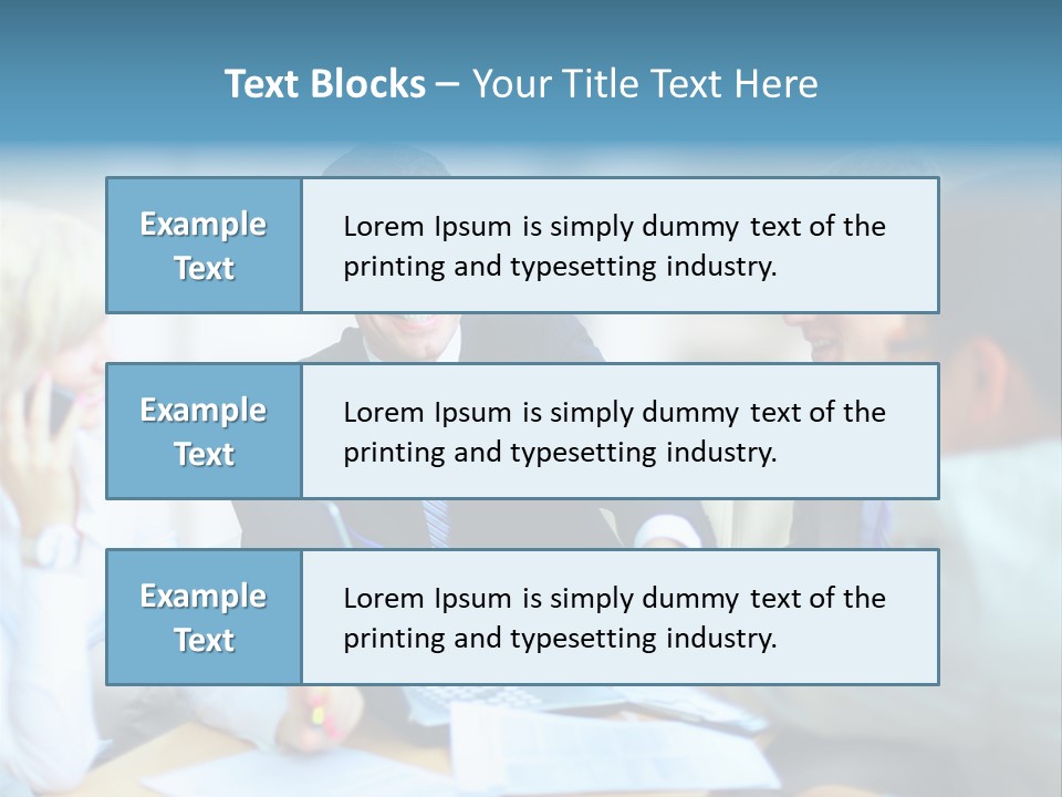Corporate Unanimous Pile PowerPoint Template
