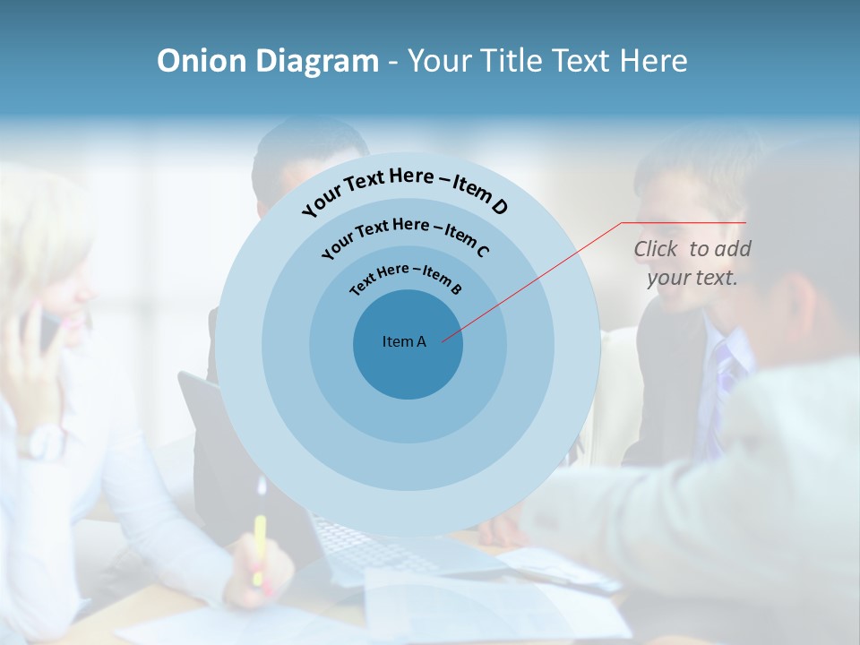 Corporate Unanimous Pile PowerPoint Template