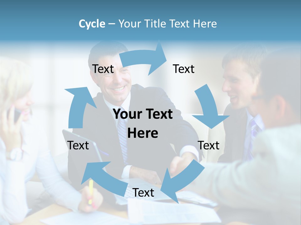 Corporate Unanimous Pile PowerPoint Template