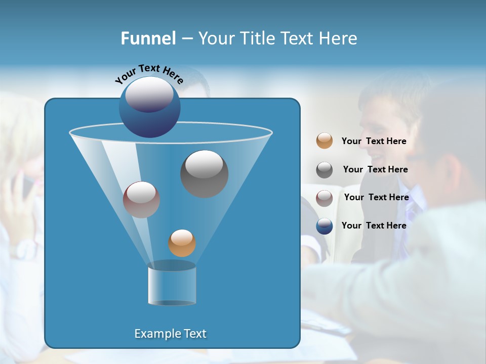 Corporate Unanimous Pile PowerPoint Template