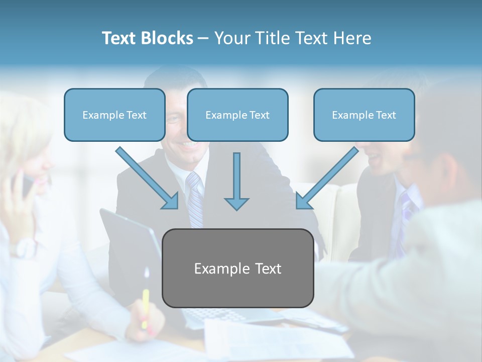 Corporate Unanimous Pile PowerPoint Template