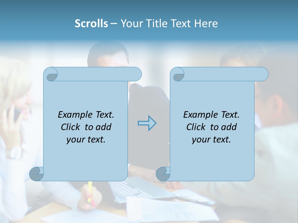Corporate Unanimous Pile PowerPoint Template