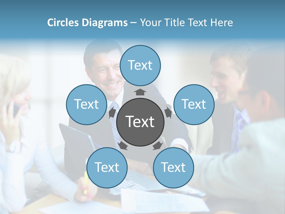 Corporate Unanimous Pile PowerPoint Template