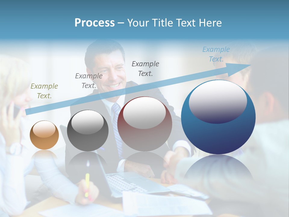 Corporate Unanimous Pile PowerPoint Template