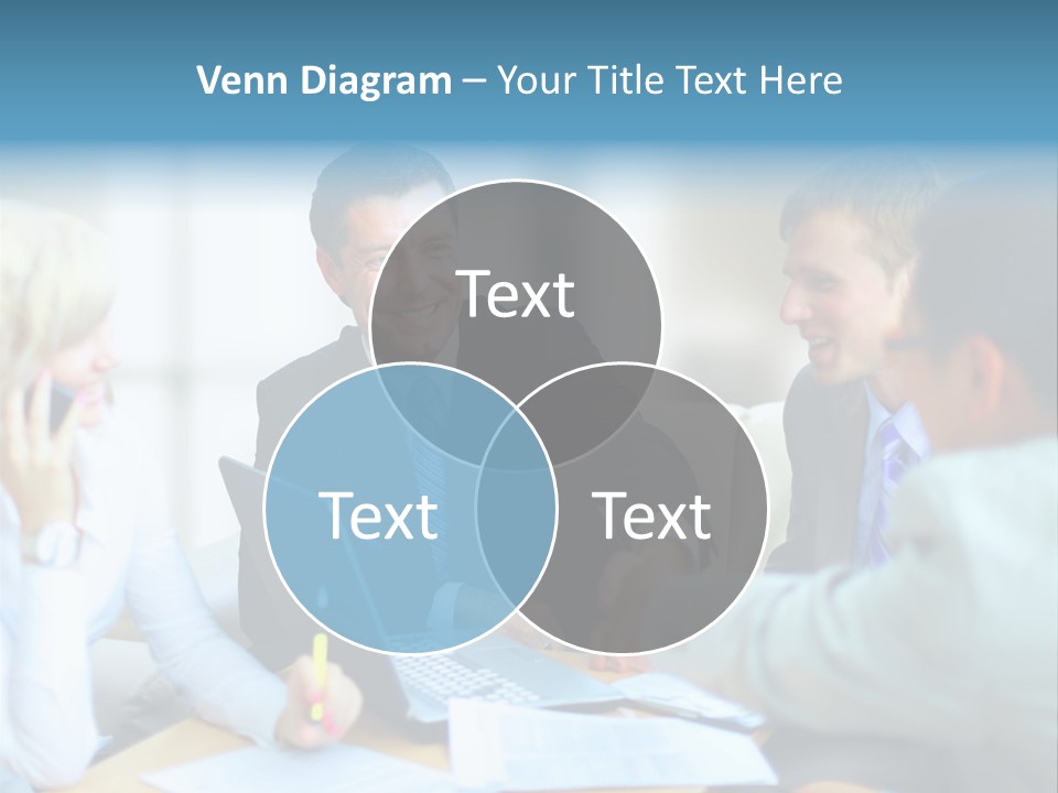 Corporate Unanimous Pile PowerPoint Template