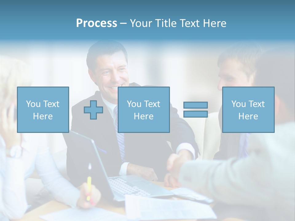 Corporate Unanimous Pile PowerPoint Template
