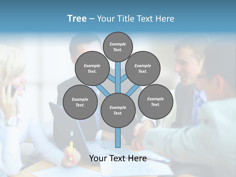 Corporate Unanimous Pile PowerPoint Template