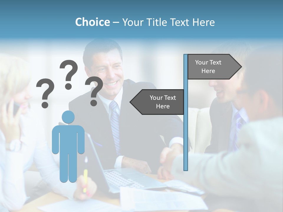 Corporate Unanimous Pile PowerPoint Template