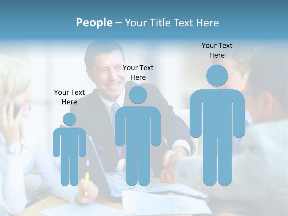 Corporate Unanimous Pile PowerPoint Template