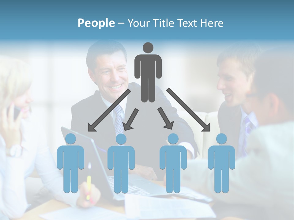 Corporate Unanimous Pile PowerPoint Template