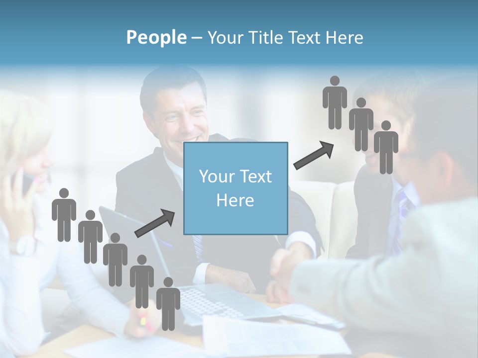 Corporate Unanimous Pile PowerPoint Template