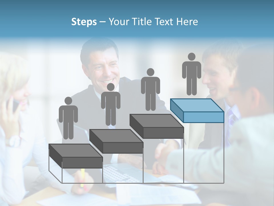 Corporate Unanimous Pile PowerPoint Template