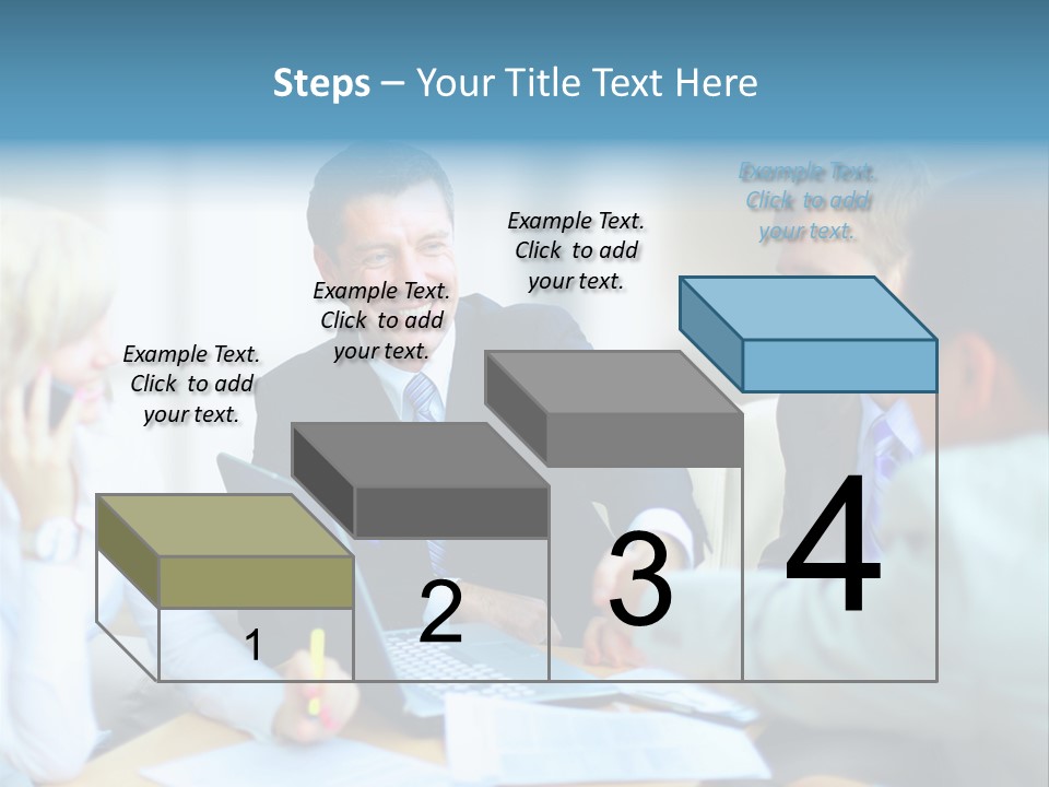 Corporate Unanimous Pile PowerPoint Template