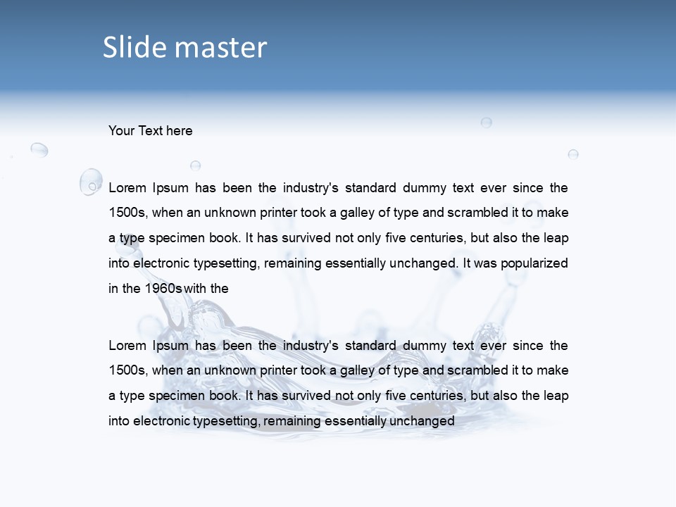 Color Abstract Nobody PowerPoint Template