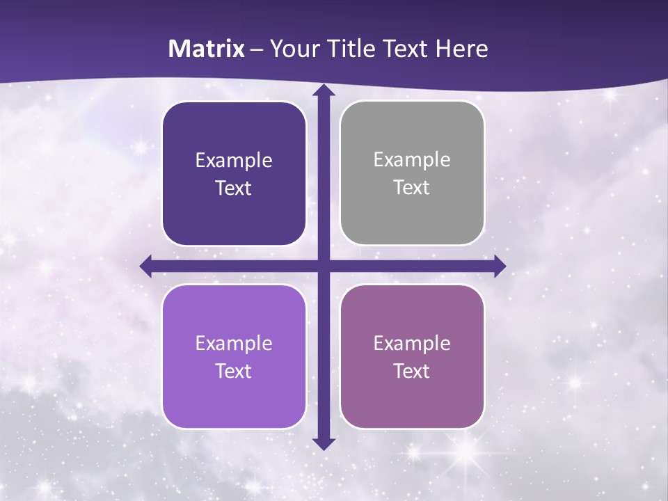 Infinity Spacescape Gas PowerPoint Template