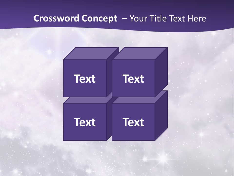 Infinity Spacescape Gas PowerPoint Template