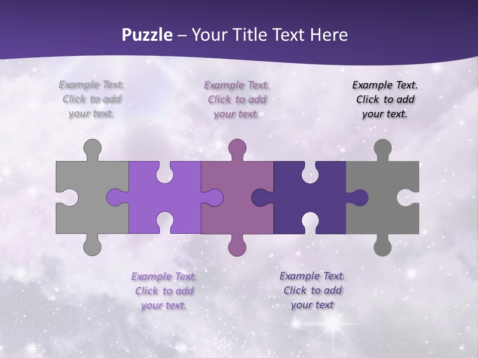 Infinity Spacescape Gas PowerPoint Template