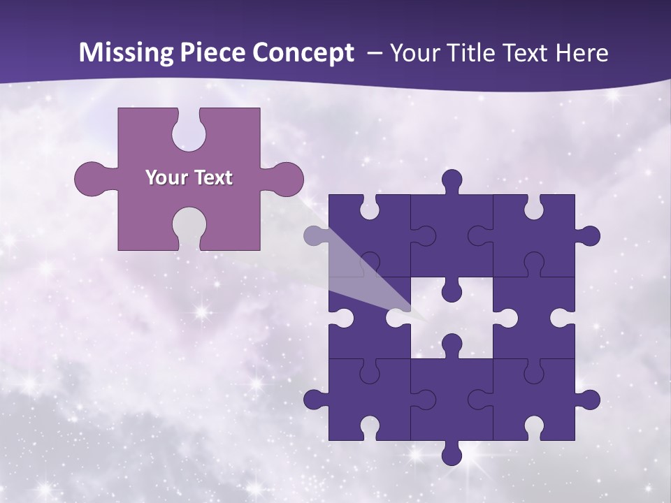 Infinity Spacescape Gas PowerPoint Template