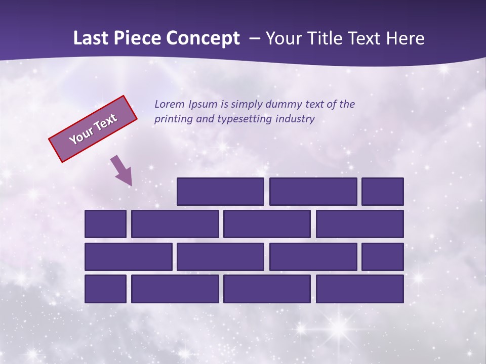 Infinity Spacescape Gas PowerPoint Template