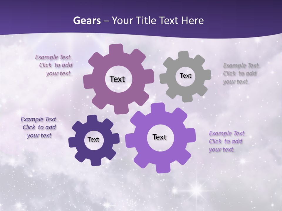 Infinity Spacescape Gas PowerPoint Template