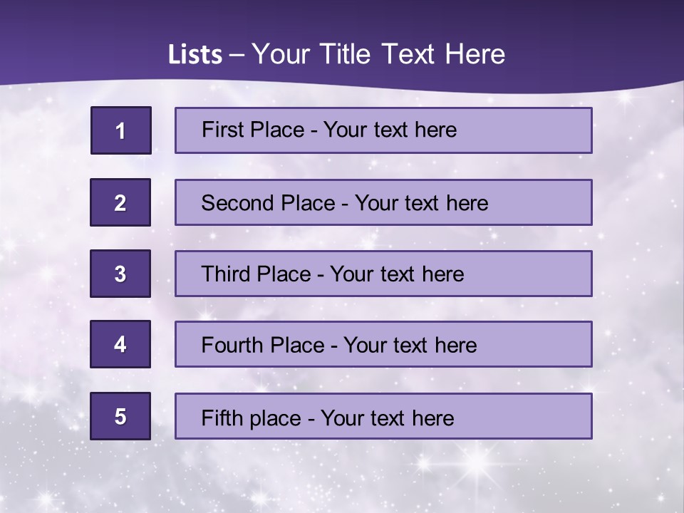 Infinity Spacescape Gas PowerPoint Template