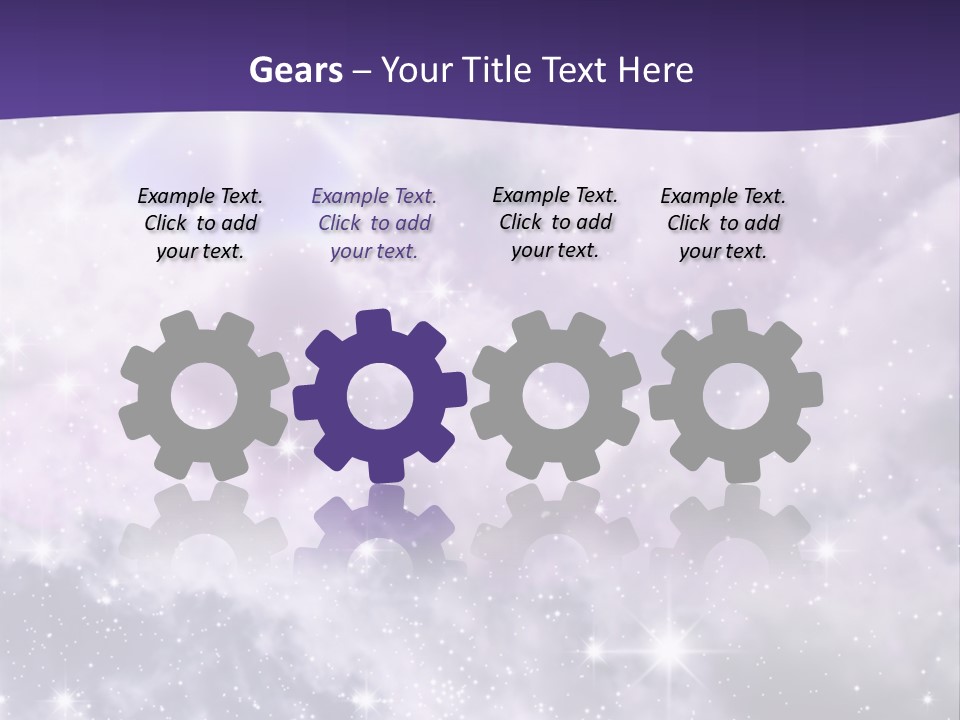 Infinity Spacescape Gas PowerPoint Template