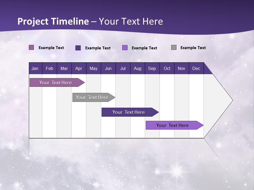 Infinity Spacescape Gas PowerPoint Template