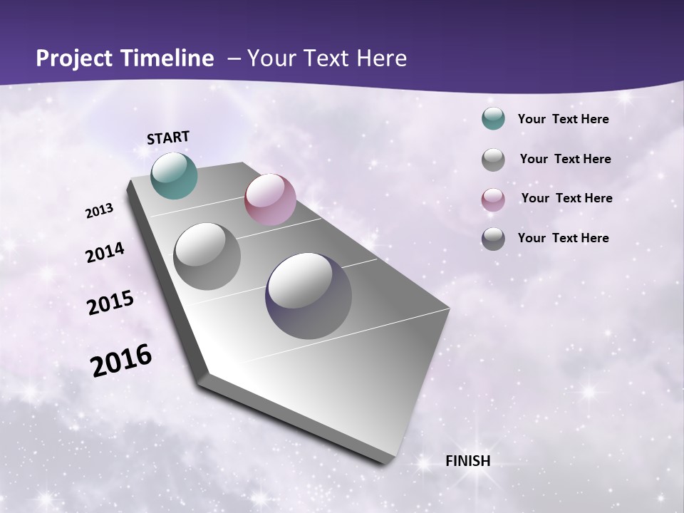 Infinity Spacescape Gas PowerPoint Template
