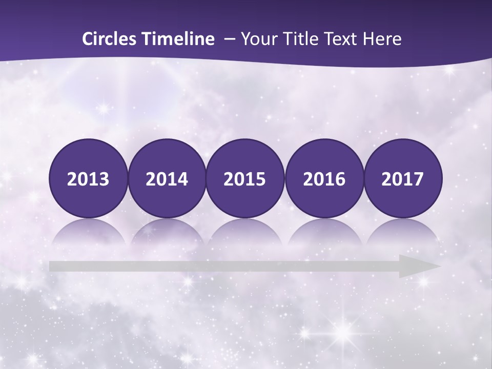 Infinity Spacescape Gas PowerPoint Template
