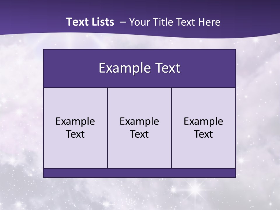 Infinity Spacescape Gas PowerPoint Template