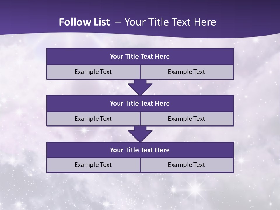 Infinity Spacescape Gas PowerPoint Template