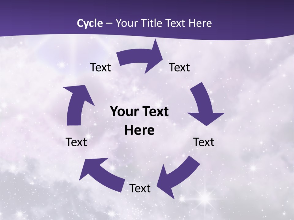 Infinity Spacescape Gas PowerPoint Template