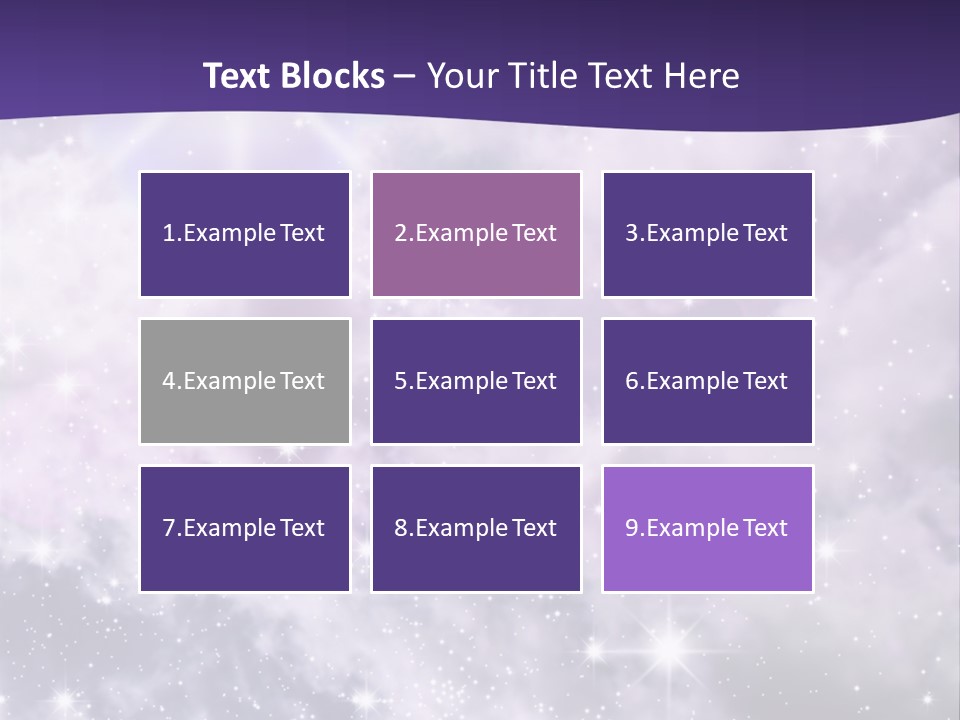 Infinity Spacescape Gas PowerPoint Template