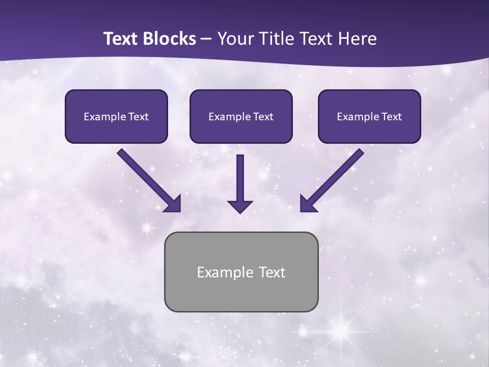 Infinity Spacescape Gas PowerPoint Template