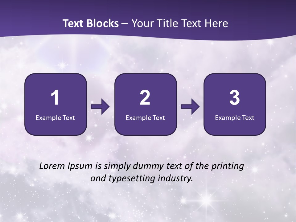 Infinity Spacescape Gas PowerPoint Template