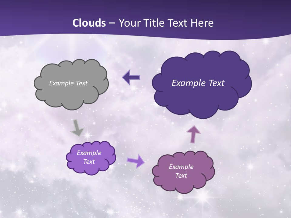Infinity Spacescape Gas PowerPoint Template
