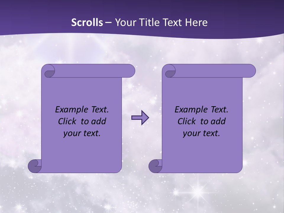 Infinity Spacescape Gas PowerPoint Template