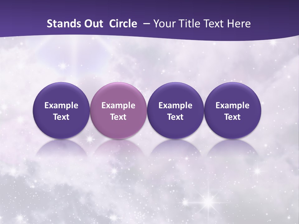 Infinity Spacescape Gas PowerPoint Template